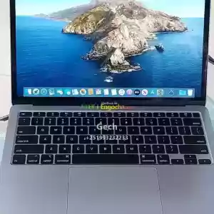 Apple   13-6 inch MacBookair 2020 core  i7with appleCore i7(space Cilver  color)16GB unif Price in Ethiopia